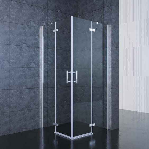 Cabine de douche porte pliante 100x80x195cm accès dangle salle de bain douche dangle porte pliante nano verre porte pliante pivotante