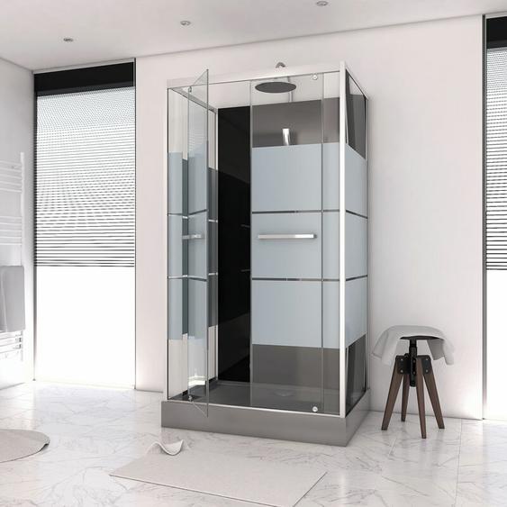 Cabine de douche rectangle SCRATCHY - 110x80x225cm
