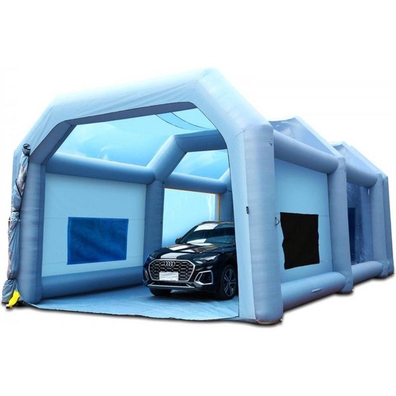 Cabine de peinture gonflable 10 x 6 x 4 m – Airbrush & Spray Booth – 950 W – Cabine de peinture pliable pour les projets en extérieur
