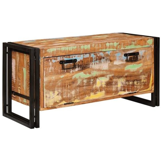 Cabinet à chaussures Marron bois de récupération massif