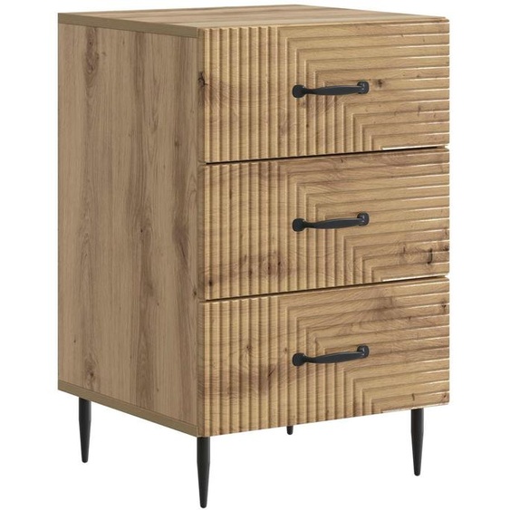 Cabinet de chevet Chêne artisanal 43 x 41 x 66,5 cm