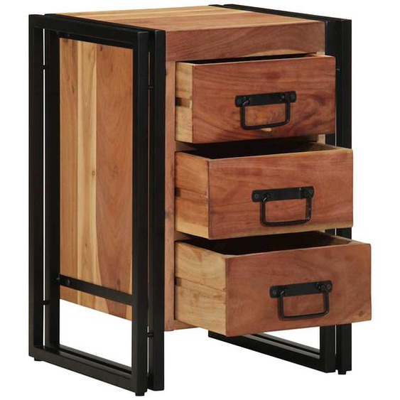 Cabinet de chevet Marron 40 x 40 x 59 cm Bois dacacia massif