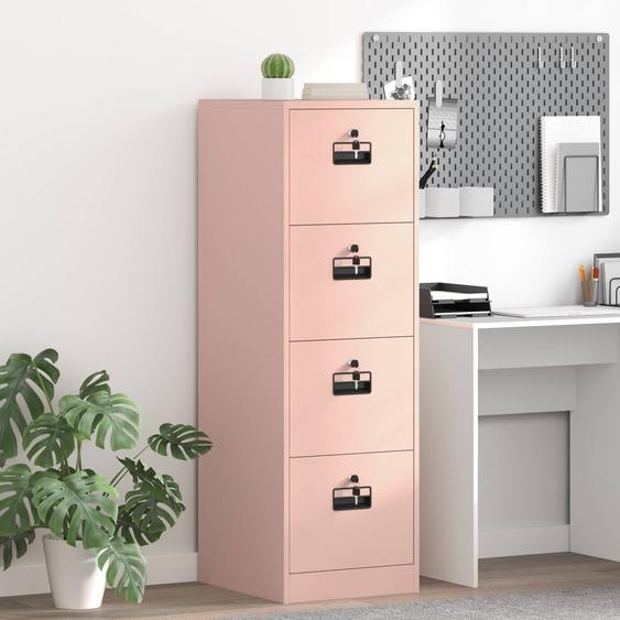 Cabinet de Dossier avec tiroir 2 pcs Rose 44 x 50 x 106.5 cm