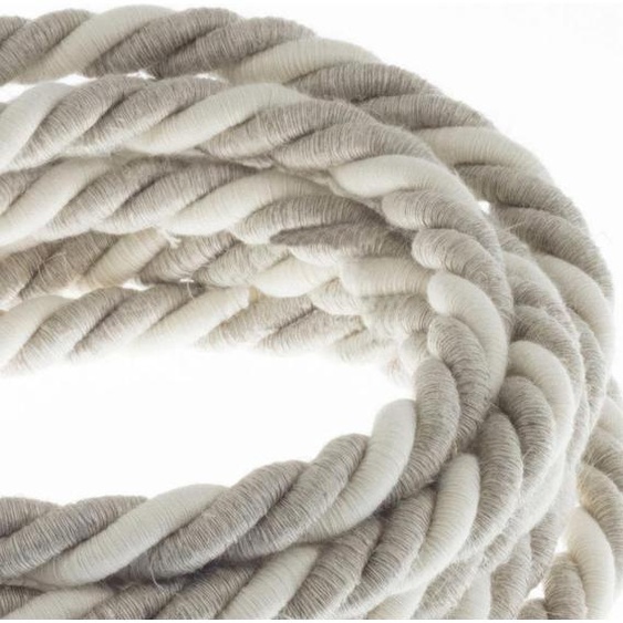 Câble Creative-Cables XL Ø 16 mm, 3 x 0,75 mm² (20 m, gris/blanc CLS31)