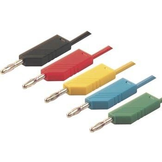 Câble de mesure 4Mm 100Cm / Jaune (Mln-Sil 100/1)