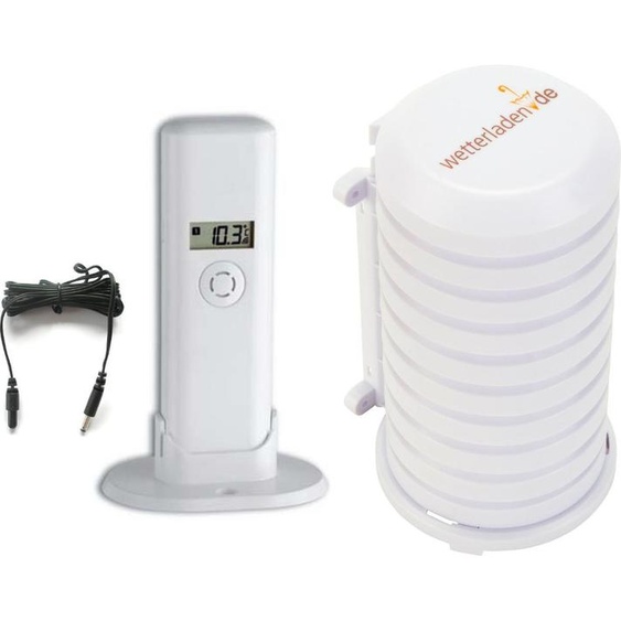 Câble Émetteur radio TFA 30.3181.IT avec boîtier de protection contre les intempéries Capteur de température 868 MHz