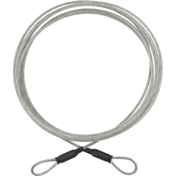 Câble en acier avec oeillets Accessoires pour caravanes Gainé Câble en acier Antivol pour meubles de jardin Meubles de terrasse Vélo 3m