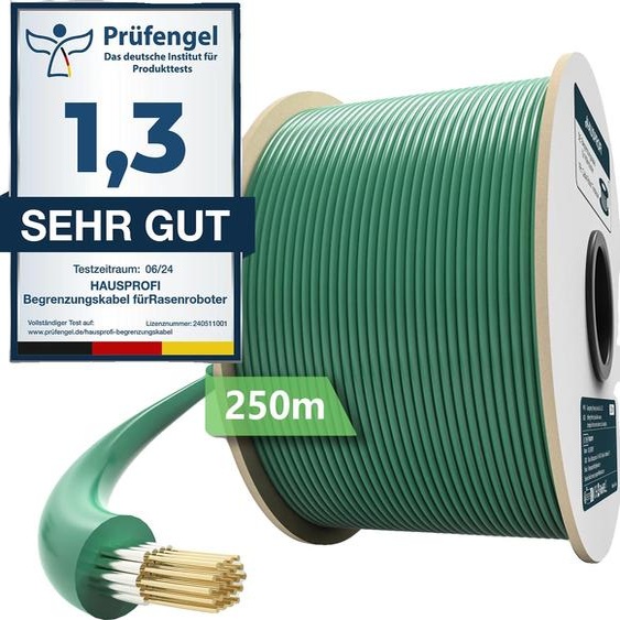 Câble périphérique pour tondeuse à gazon, cuivre durable, longueurs flexibles, 250 m
