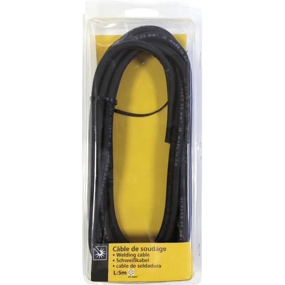 Câble Soudage Cuivre Gys 25mm2 5m Haute Conductivité, Flexible, Durable - Gys