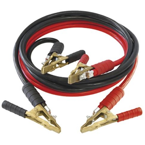 Câbles de démarrage 500A 3m/25mm2 avec pinces laiton - GYS - 564015