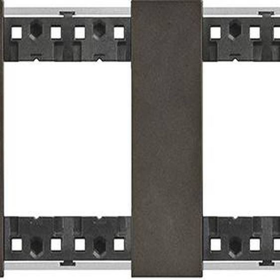 Cache 2 x 4 module métallique BTicino Living Now KA4802M4__ Space