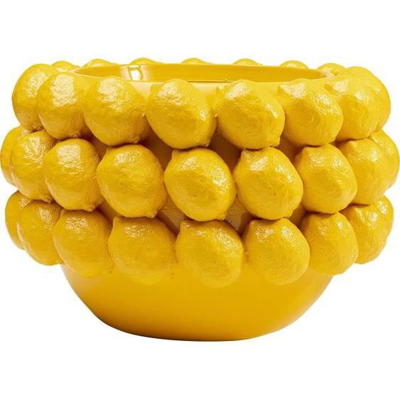 Cache-pot - KARE - Citron - Blanc - Jaune - Contemporain Design