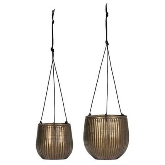 Cache-pot suspendu Plan lot de 2