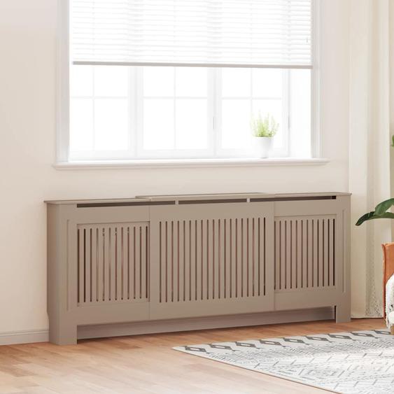 Cache-Radiateur 2 pcs Marron 205 x 20,5 x 81,5 cm