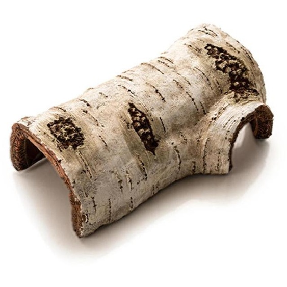 Cachette pour reptiles - Grotte pour terrarium - En bois - Aspect écorce - Décoration pour terrarium - Couleur prune