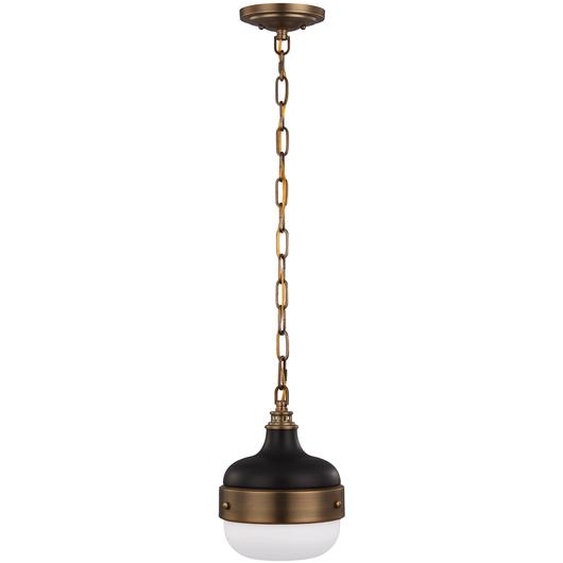 Cadence lampe suspendue laiton antique 1xE27 60W Feiss