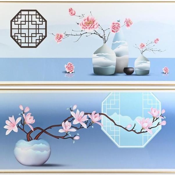 Cadre DKD Home Decor Aluminium Bois MDF 180 x 3 x 60 cm