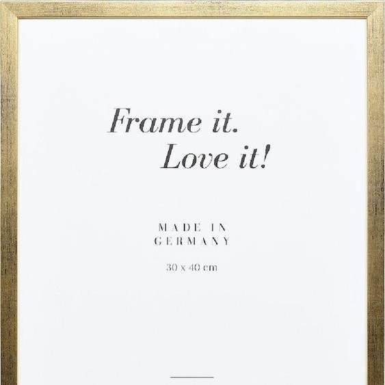 Cadre photo bois doré 18x24 cm verre museum