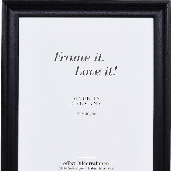 Cadre en bois Effect Profil 2428-4040-03 Noir 40x40 cm Verre acrylique de qualité musée