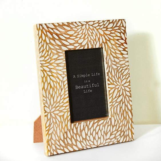 Cadre Photo En Bois De Manguier -