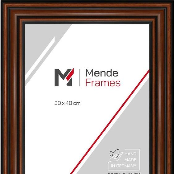 Cadre photo en bois massif MendeFrames H017 Nussbaum 50x60 cm