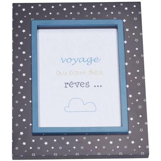 Cadre Photo Rectangle En Mdf - Lazare Bleu