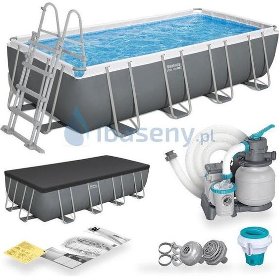 Cadre piscine 549 x 274 x 122 cm Kit 9 en 1 Bestway 56466