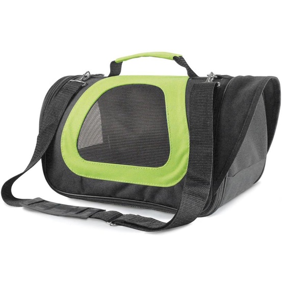 Cage de transport pour chiens et chats, bicolore, en tissu, sac pour animaux