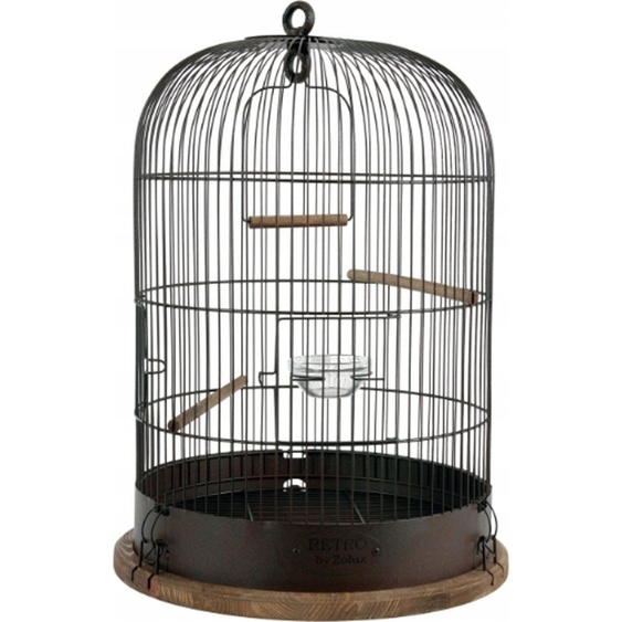 Cage oiseau canari perruche oiseau cage 38 x 55 noir
