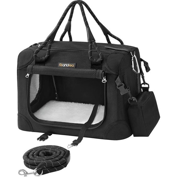 Cage pliable pour chien, taille S, noir classique