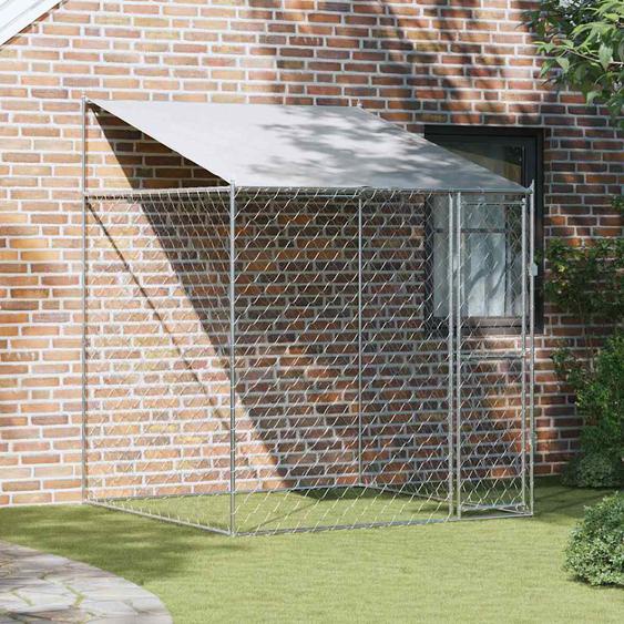 Cage pour chien 200 x 200 x 258 cm Acier et PE