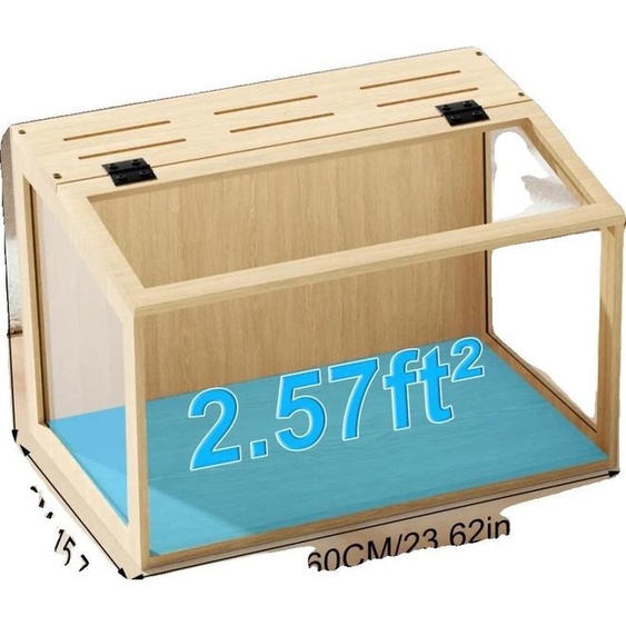 Cage pour hamsters, design résistant aux morsures, lumière LED intégrée, 60CM