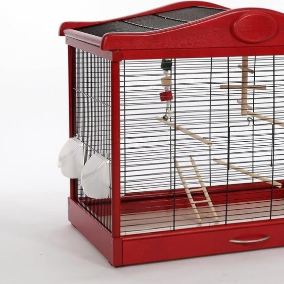 Cage pour oiseaux avec équipement Cage pour canaris Perruche 75x43x58