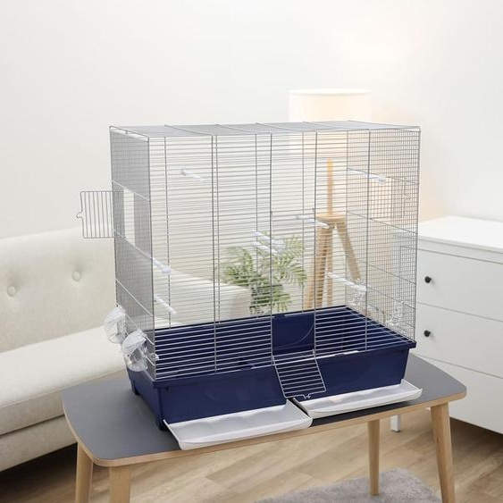 Cage pour perruches ROSE 80 x 45 x 75 cm - rose - 1 pièce