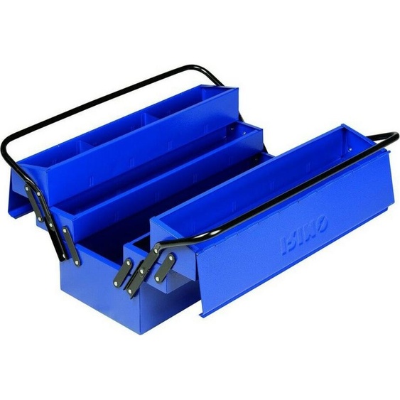 Caisse à outils avec compartiments Irimo métal 500 x 210 x 245 mm