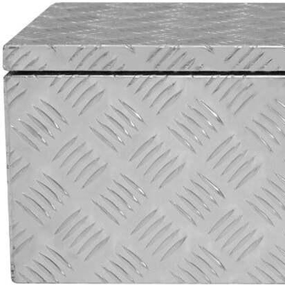 Caisse à outils en aluminium Caisse à outils Truckbox Rangement Verrouillable 60L