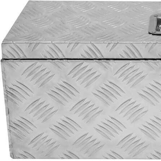 Caisse à outils en aluminium Truckbox Rangement Verrouillable 35L