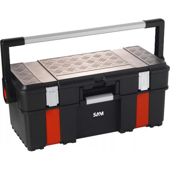 Caisse à outils en PVC avec organiseur - SAM OUTILLAGE - BAOPRO-2