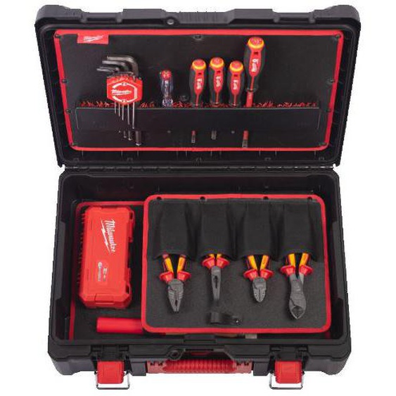 Caisse à outils PACKOUT pour électricien 62 pièces MILWAUKEE 4932499466