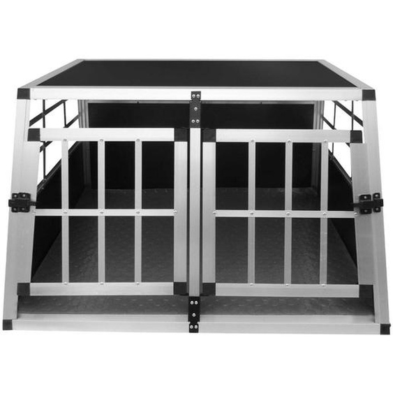 Caisse de transport pour chiens en voiture - Petite caisse double