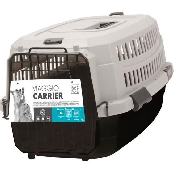 caisse de transport pour chiens Viaggio 68 x 47,6 x 42 cm rouge/gris