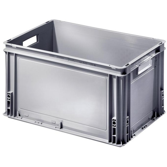 Caisse manutention Athena 600x400x220mm pleine - SETAM - 2G6422B