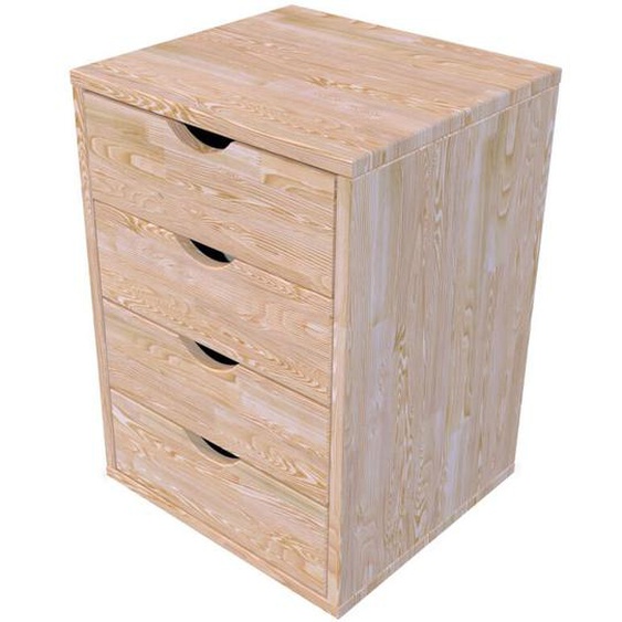 Caisson à tiroirs 4 en bois massif