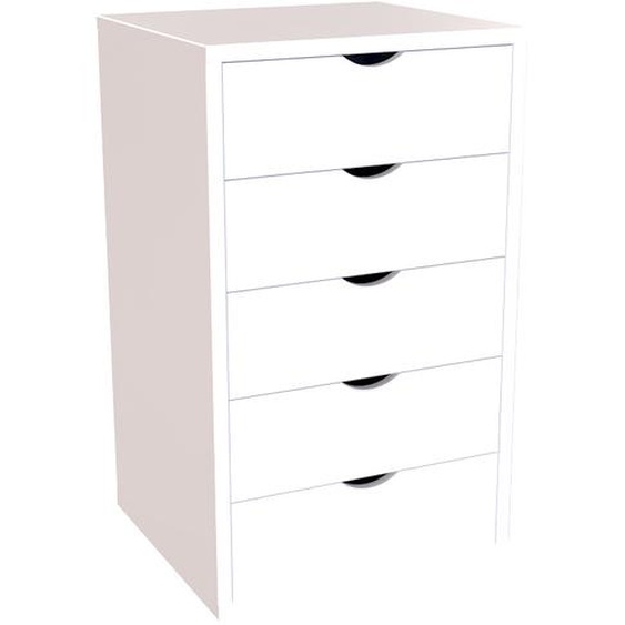 Caisson à tiroirs 5 en bois massif