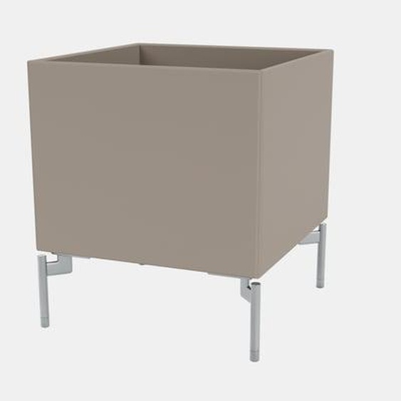 Caisson Colour Box I - Truffle - Pied 12,6cm chromé