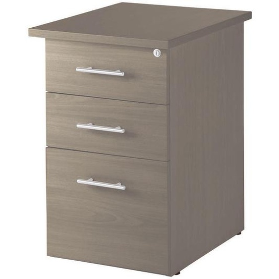 Caisson hauteur bureau Axiome - L.47,5 x H.72,5 x P.60 cm - Chêne grisé