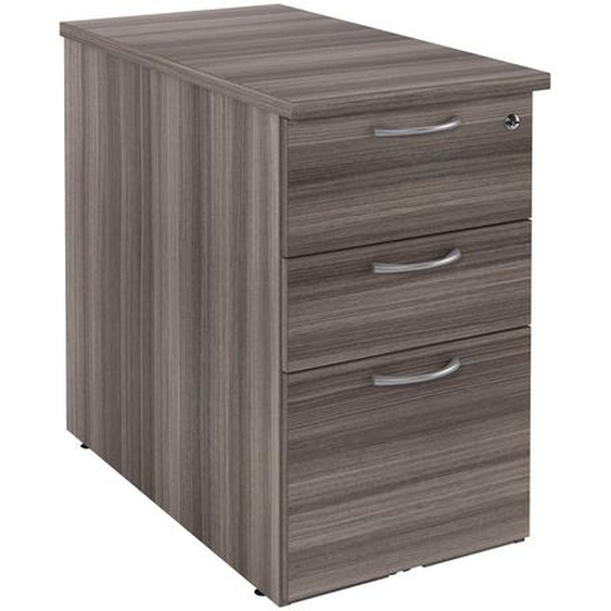 Caisson hauteur bureau mélaminé Cèdre - NF Environnement - H.72 x L. 42 x P. 80 cm