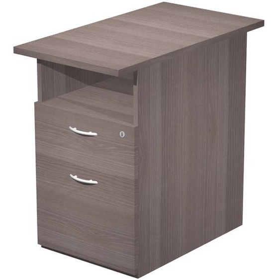 Caisson hauteur bureau Pronto - L.43 x P.80 x H.72 cm - Cendre