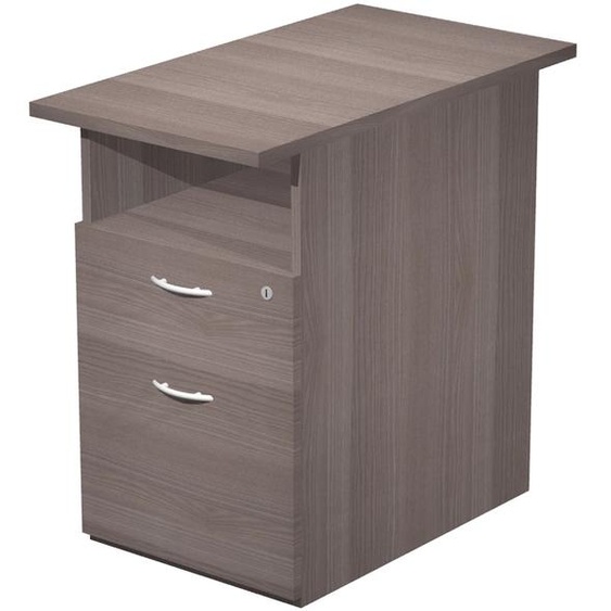 Caisson hauteur bureau Pronto - L.43 x P.80 x H.72 cm - Cendre