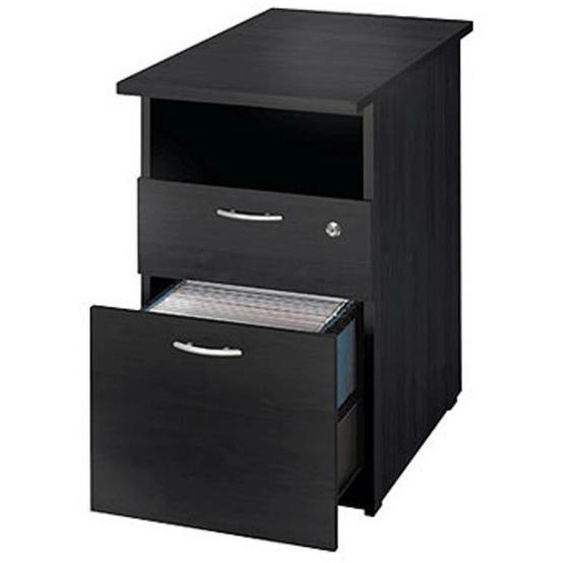 Caisson hauteur bureau Pronto - L.43 x P.80 x H.72 cm - Noir